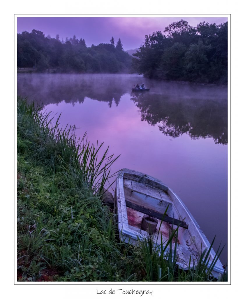 Lac de Touchegray, zonsopgang